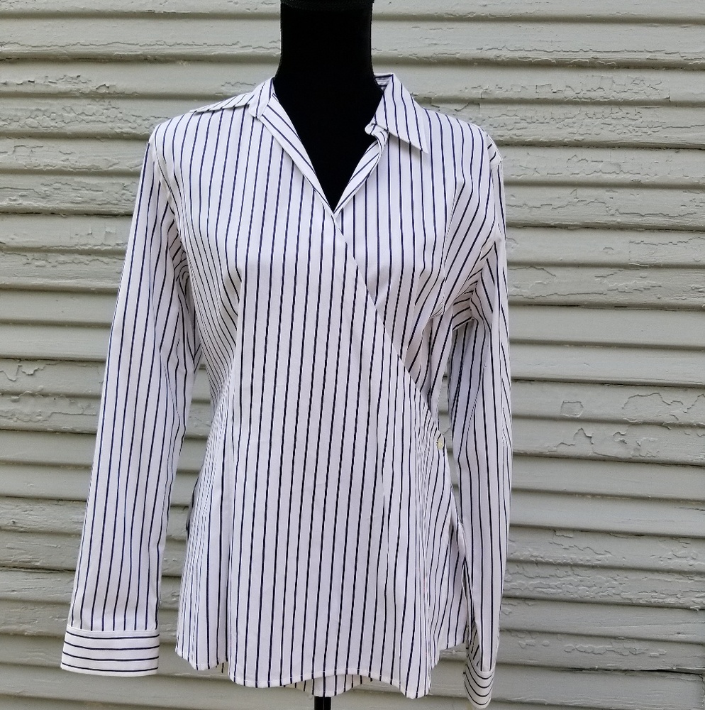 Lauren Ralph Lauren Wrap Blouse